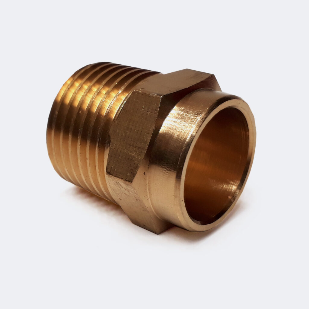 Adaptador Macho Bronce Cobreybronce adaptador-macho-bronce-cobreybronce